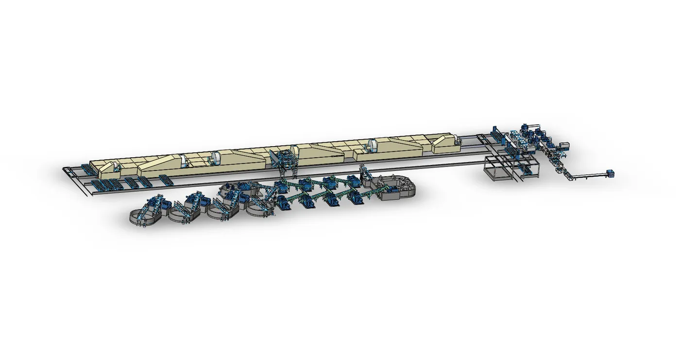 TSR 10/20 Natural Rubber Production Line